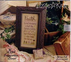 Lizzie Kate Faith Inspiration Boxer & Linen, Buttons, Charm  