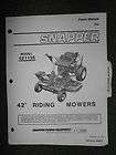 snapper riding mower parts  