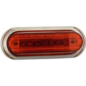  AutoSmart KL 15112RE Red Oblong LED Clearance/Side Marker 