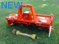 Tiller 59 inch, tractor 3 point mounted, chain drive with slip clutch 