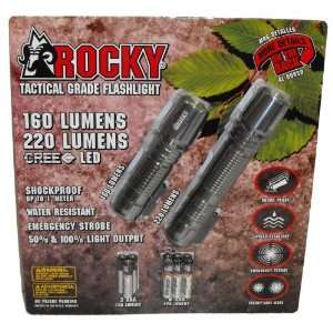  Rocky Tactical Grade CREE LED 160/220 lumens Flashlights 