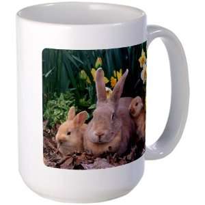  Large Mug Coffee Drink Cup Spring Easter Rabbits 