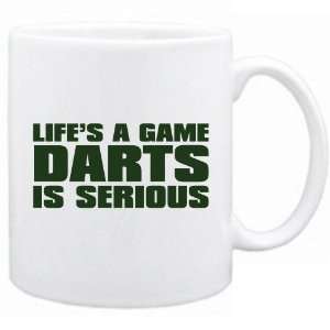 New  Life Is A Game , Darts Is Serious   Mug Sports 