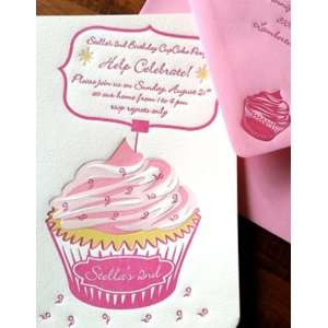  cupcake custom invitations, announcements Health 