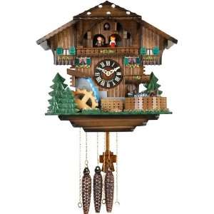  Cuckoo Clock with Dancers, Ducks Revolve On Turntable And Moving 