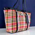 Tommy Hilfiger Multi Color Plaid Handbag Purse Hobo Bag