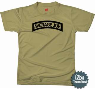 Average Joe Funny US Army Ranger Tab New Parody T shirt  