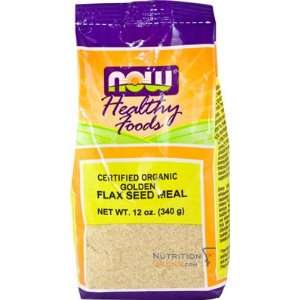  Now Golden Flax Seed Meal Organic, 12 Ounce Health 