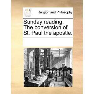  Sunday reading. The conversion of St. Paul the apostle 