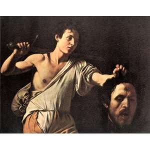   reproduction size 24x36 Inch, painting name David 2, By Caravaggio