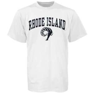    Rhode Island Rams White Bare Essentials T shirt