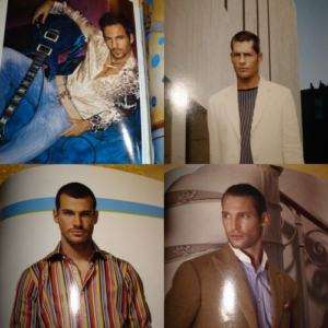  fashion catalog MEN male models 2005  