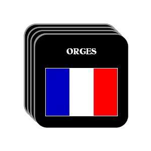  France   ORGES Set of 4 Mini Mousepad Coasters 