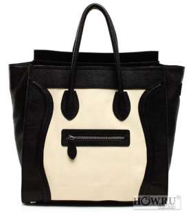 Gossip Girl REAL Leather Luggage Tote Smile Bag Handbag  