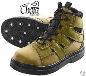 Chota STL Plus Tan/Olive Wading Boots   Size 7  