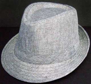 New Wholesale Lot 12 Pcs Fedora Synthetic Straw Hats For Adults 