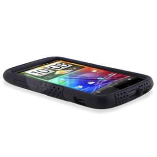 MESH Hybrid Dual Phone Protector Cover Skin Case For HTC Sensation 4G 