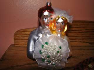Bride and Groom Christmas Tree Ornament/NEW/Perfect Gift for Newlyweds 