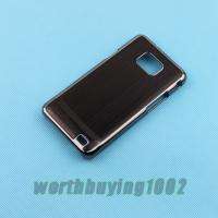 Black Aluminum Chrome Hard Cover Case for Samsung Galaxy S2 i9100+free 