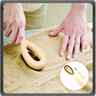 New Wooden Lint Dust Hair Remover Cloth Cleaning Brush  