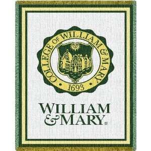  William & Mary Seal   69 x 48 Blanket/Throw   William & Mary 