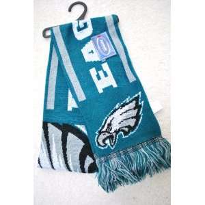 NFL Philadelphia Eagles Knit NFL official Knit Stripe Jersey Scarf 