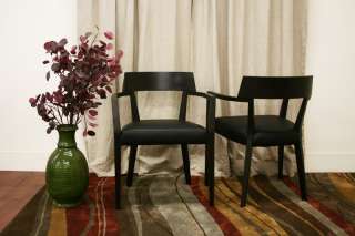 Danish Modern Mid Century Dining Side Chairs Set of 2  