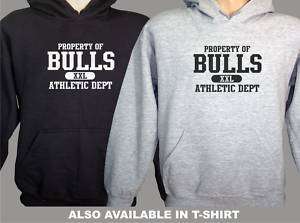 Chicago Bulls Hooded Sweatshirt Property of Black, Gray  