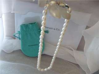 Tiffany & Co. Oval Cultured Freshwater Pearl Necklace  