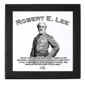  Robert E. Lee 01 Military Keepsake Box by  Baby