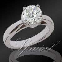 07 Round Brilliant Cut Diamond Engagement Ring K SI2  