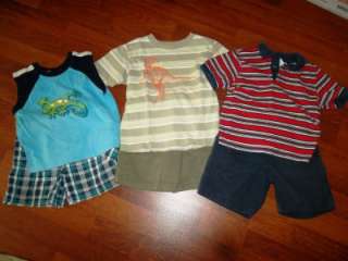  Baby Boy Clothes size 3T Summer shorts shirts and P.J.s 39 items WOW