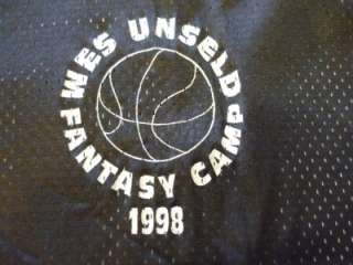 Wes Unseld Fantasy Camp 1998 reversible practice jersey adult size 2XL 