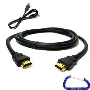  Gizmo Dorks High Speed HDMI Cable (6 Feet) and Mini USB 