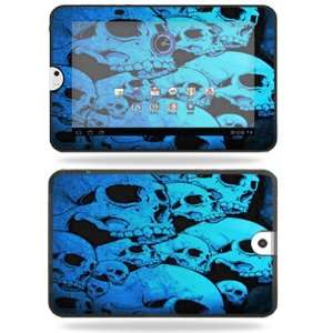   for Toshiba Thrive 10.1 Android Tablet Skins Blue Skulls Electronics