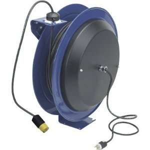   Power Cord Reel with Single Receptacle   100 Ft., Model# PC24 0012 A