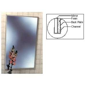 CRL Stainless Steel 24 X 36 Standard Channel Framed Mirror by CR 