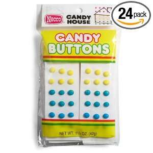 Necco Candy Buttons, 1.5 Ounce Bags Grocery & Gourmet Food