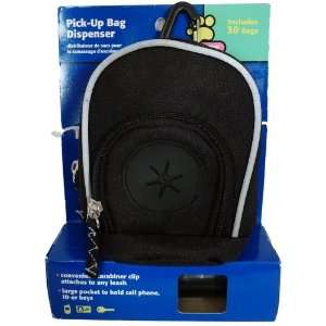 Top Paw Dog Pick up Bag Dispenser with 30 Bags Black 