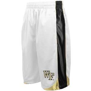  NCAA Wake Forest Demon Deacons White Vector Workout Shorts 