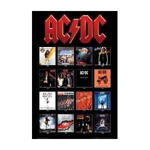  AC/DC Album Covers Music Poster