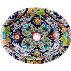  Hand painted Talavera Mexican Bathroom Sink Everything 