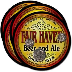  Fair Haven , VT Beer & Ale Coasters   4pk 