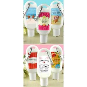  Personalized Sunscreen Favors with Carabiner SPF30 Health 