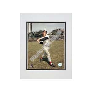  Ted Williams Posed Batting Double Matted 8 x 10 