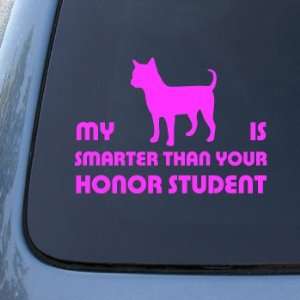HONOR STUDENT   CHIHUAHUA   Dog Decal Sticker #1527  Vinyl Color 