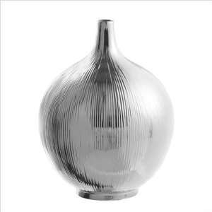  ZUO Antoinette Ceramic Vase ,silver