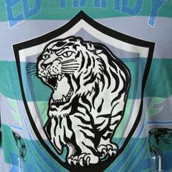Ed Hardy Mens LA Tiger Crest Polo Shirt  