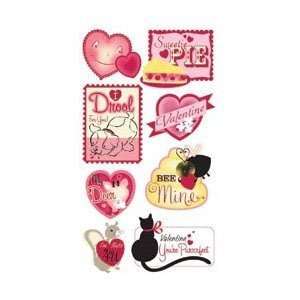    Stickopotamus Stickers Retro Valentines Arts, Crafts & Sewing