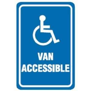  Van Accessible HDPE Sign
